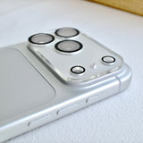 「置いてもカタカタしにくい」9H強化ガラス フラット設計 一体型 iPhoneカメラレンズプロテクター（全4デザイン）