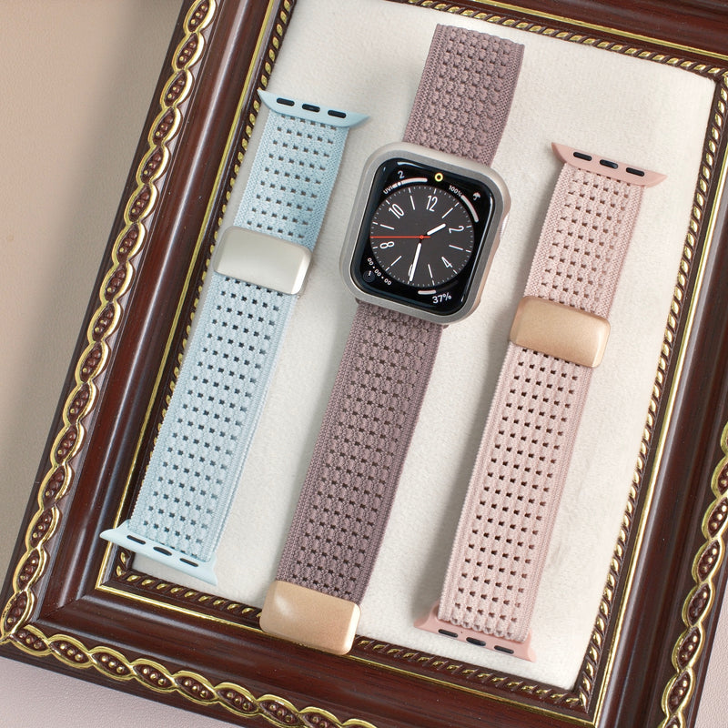 「ドーパミンカラー」Apple Watch マグネット式ナイロンバンド