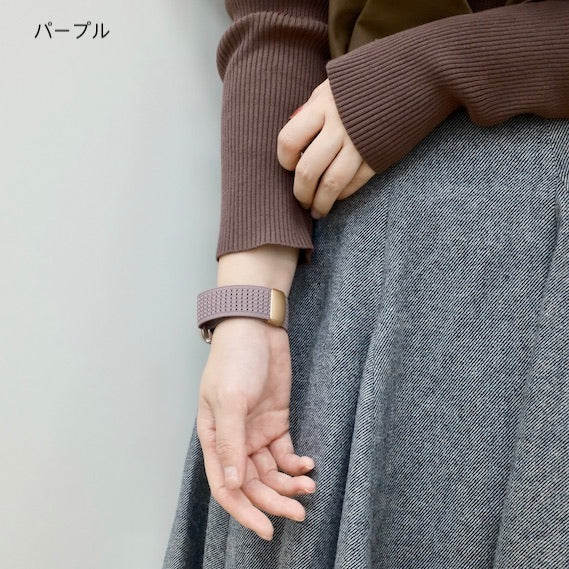 「ドーパミンカラー」Apple Watch マグネット式ナイロンバンド