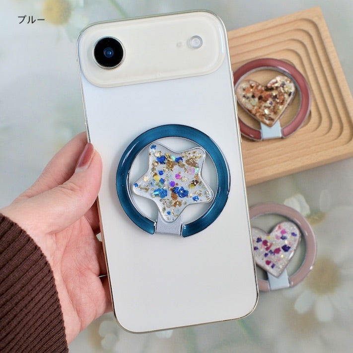 「折りたたみ式マグネット」ハンドメイドスマホスタンド