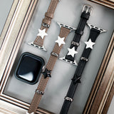 「スターアクセント」PUレザーダブル2重バンド