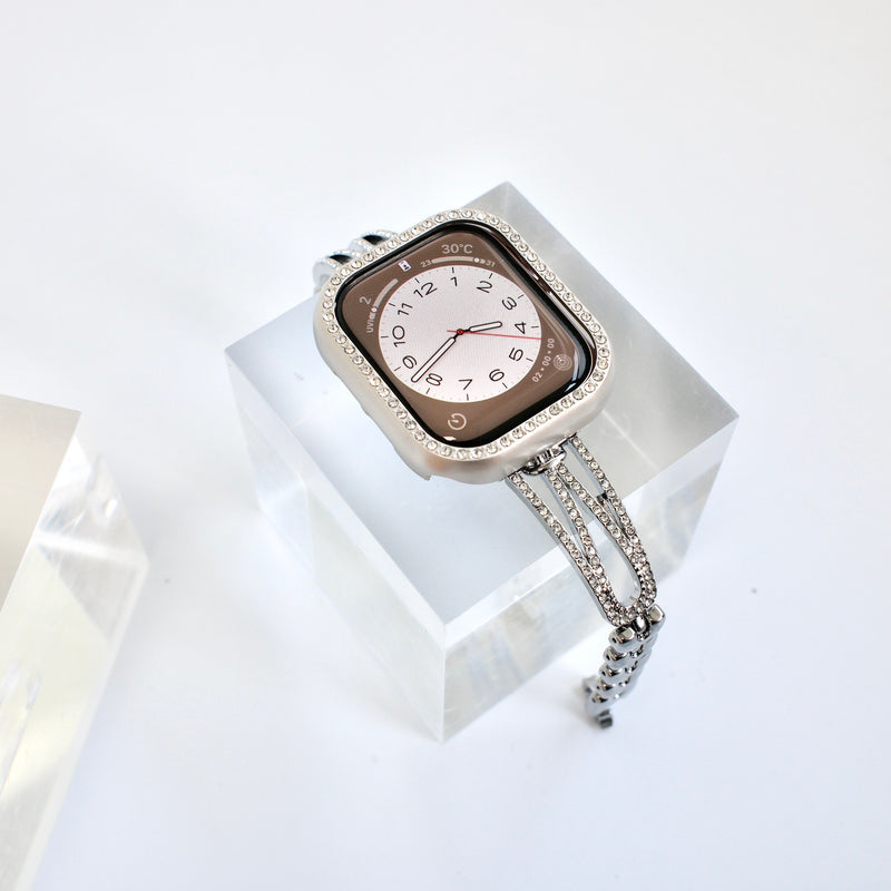 「きらめく華奢感」メタルApple Watchバンド