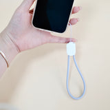 2in1急速充電ケーブル（ストラップ付き）データ転送対応