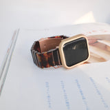 「クリアレジンミックス」樹脂×メタル Apple Watchバンド