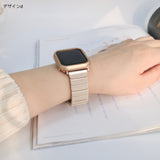 「クリアレジンミックス」樹脂×メタル Apple Watchバンド