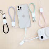2in1急速充電ケーブル（ストラップ付き）データ転送対応