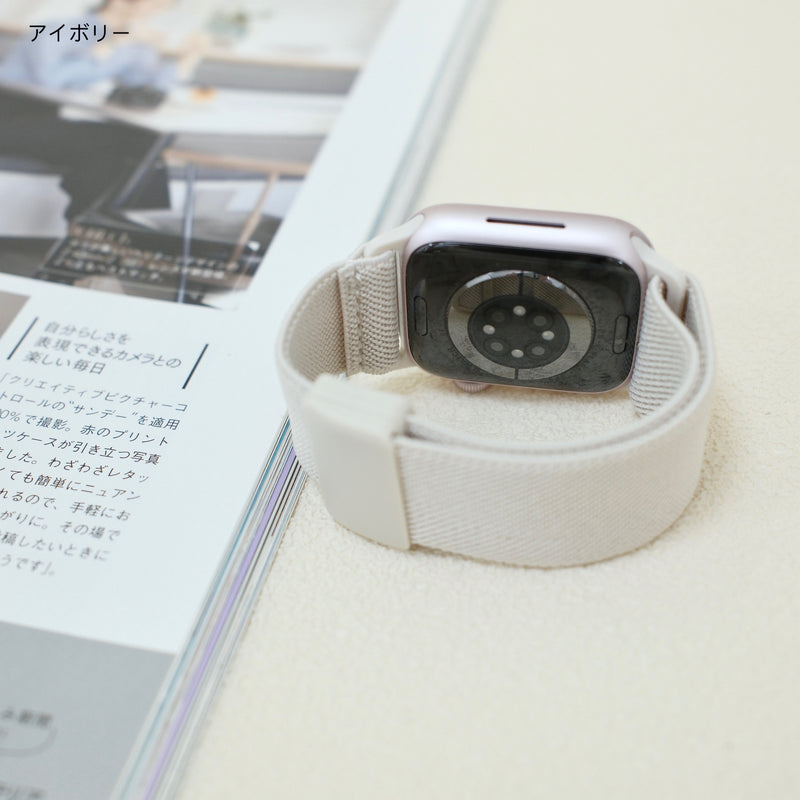 「ワインレッド＆グラフィティ」Apple Watchバンド