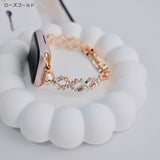 「洗練されたきらめき」ダイヤモンドカット Apple Watchバンド