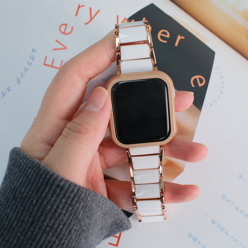 セラミックタッチ」両開きタイプApple Watchバンド