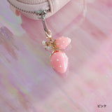 「小さな幸せのめじるし」ハンドメイドかわいいいちごチャーム