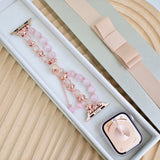「手元を華やかに彩る」ビーズチェーン Apple Watchバンド