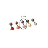 【5mmミニハート】マカロンカラーピアス  ミニハート軟骨ピアス-片耳