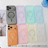 【MagSafe対応】マットiPhoneケース くすみカラー さらさら手触り｜薄氷のような透明感・耐衝撃・指紋防止（全8色）