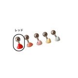 【5mmミニハート】マカロンカラーピアス  ミニハート軟骨ピアス-片耳
