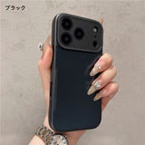 「ナイフエッジ・くびれ美フォルム」大人上品なマット質感 iPhone全包ハードケース