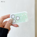 「ジュエリーの輝き」貝シェル調 IMD二重構造 iPhone17 Pro / 17 Pro Max 専用カメラレンズプロテクター