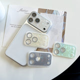 「ジュエリーの輝き」貝シェル調 IMD二重構造 iPhone17 Pro / 17 Pro Max 専用カメラレンズプロテクター