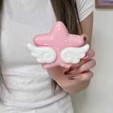 「ときめきをまとって」エンジェルウィング×スター AirPodsケース / 立体デザイン・保護