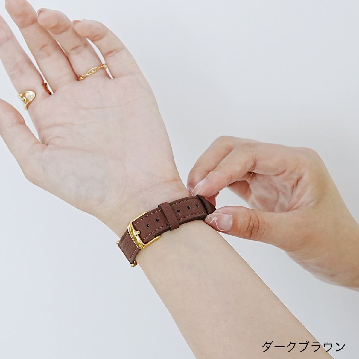静かな色合わせ」PUレザーアップルウォッチバンド – gaacal
