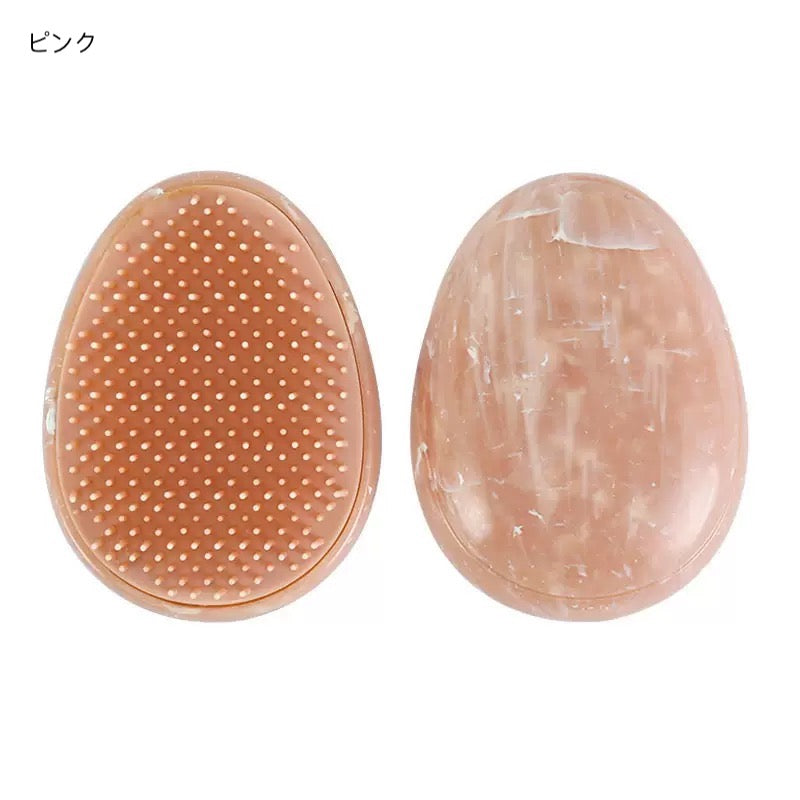 「マーブルデザイン」新作マッサージヘアブラシ