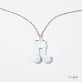 「スタイリッシュセーフ」ワイヤレスイヤホン用マグネットイヤーフックチェーン