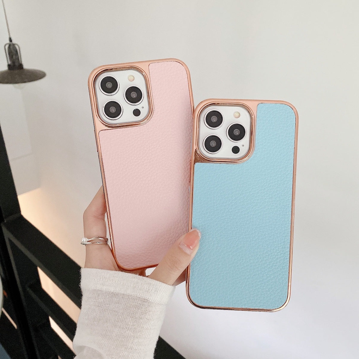Apple iPhone 12ブラック＋ ピンクレザーケース Apple iPhone 12ブラック＋ ピンクレザーケース iPhone 人気・おすすめ