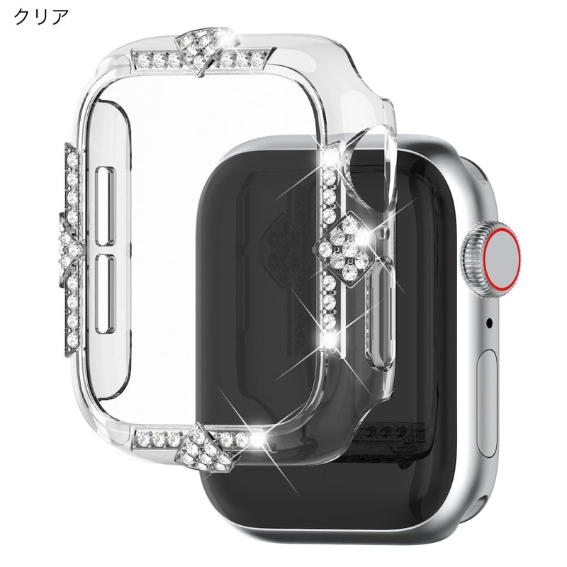 「輝きで魅せる」ストーンデザインApple Watchフレーム