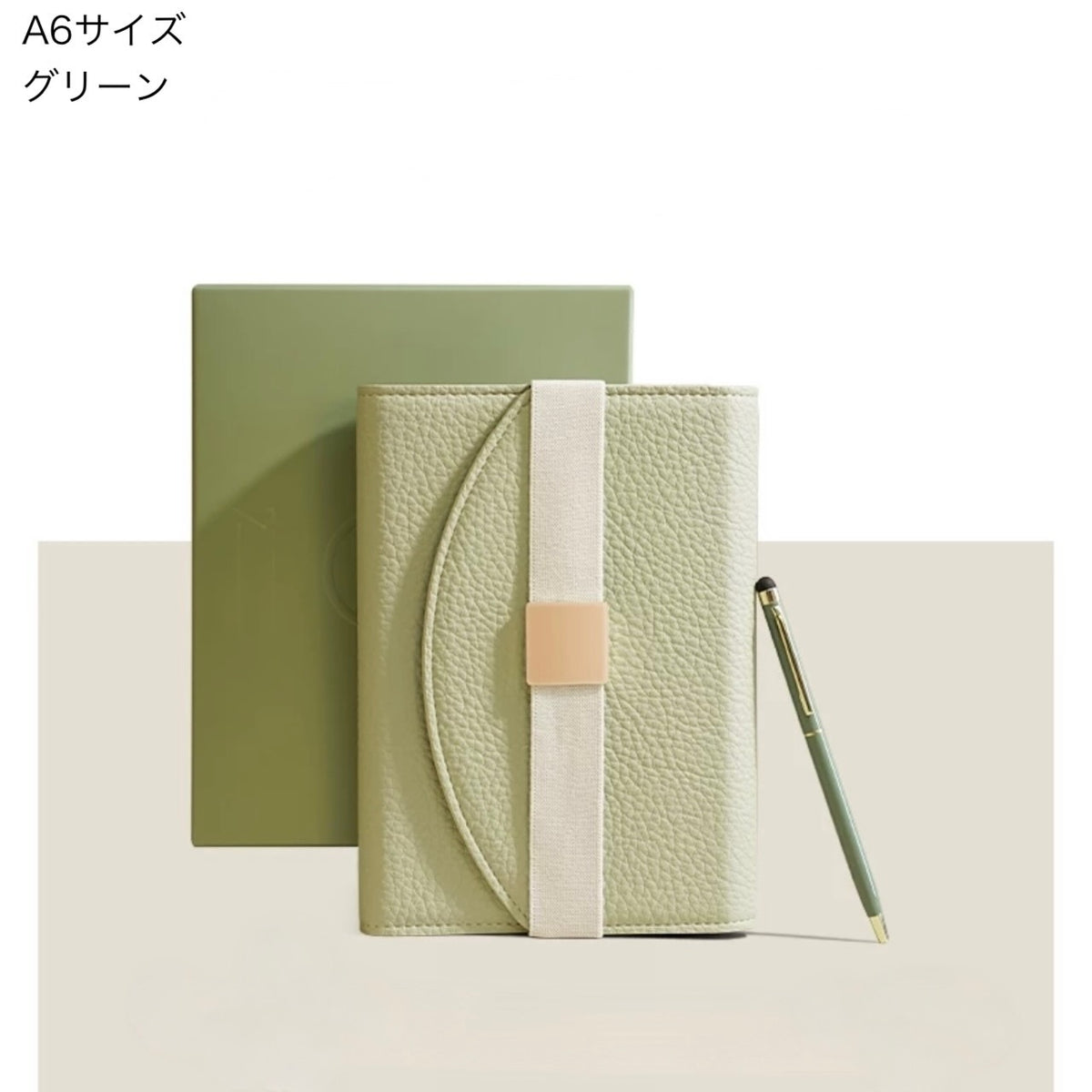 使い勝手抜群」バンド式収納A6ソフトレザーノート – gaacal