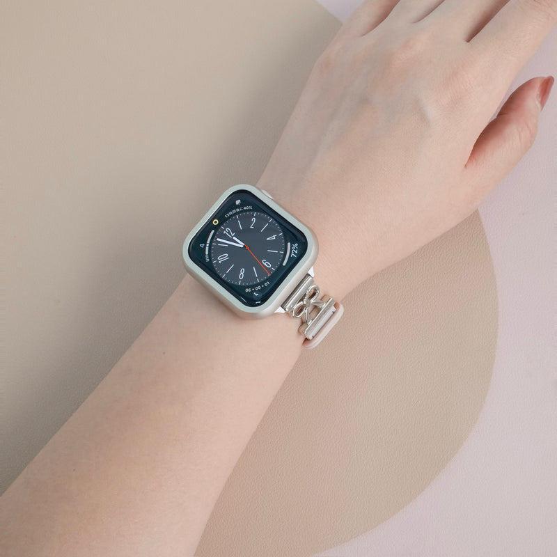 「リボンシリコン」Apple Watchバンド