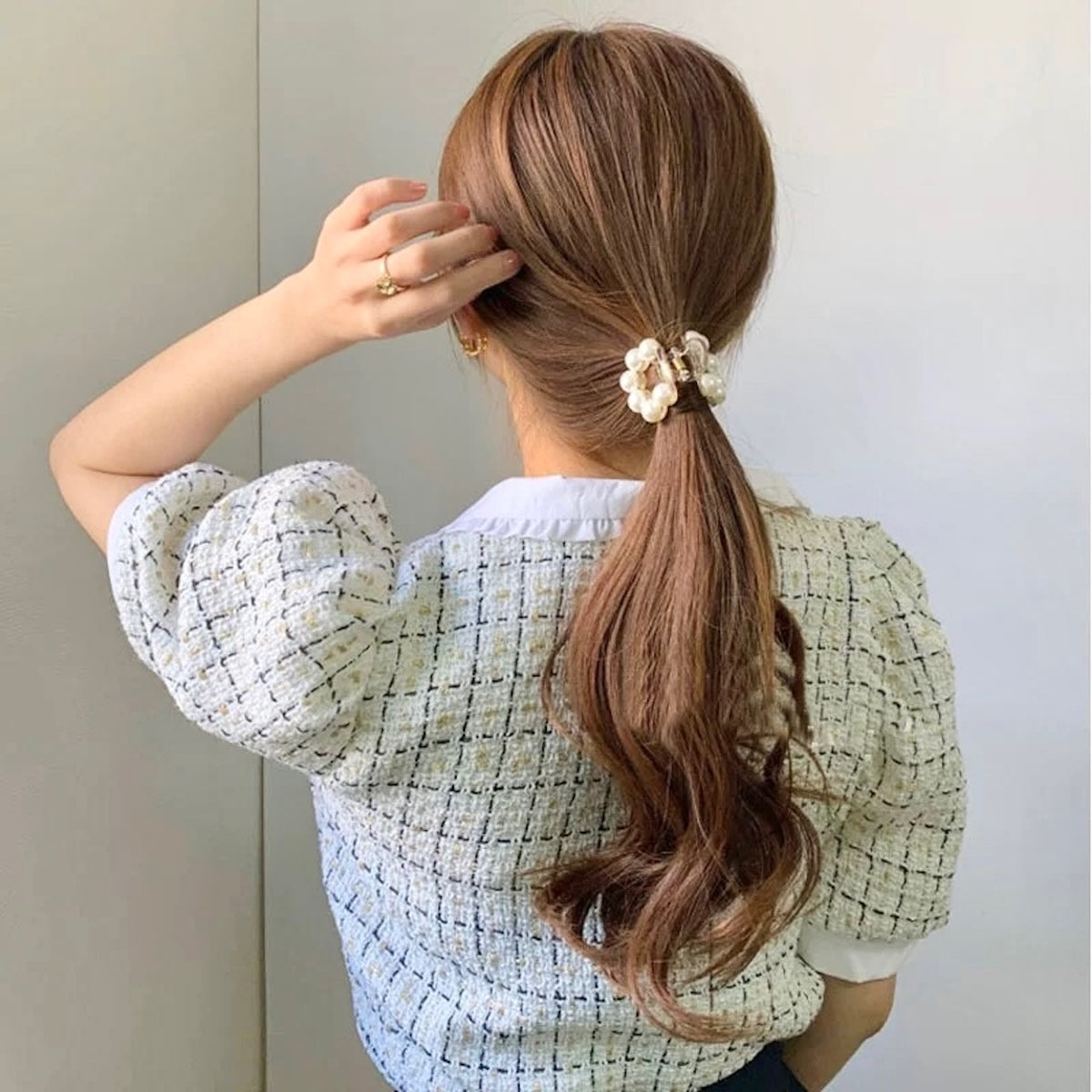 上品な輝き」パールサークルヘアクリップ – gaacal