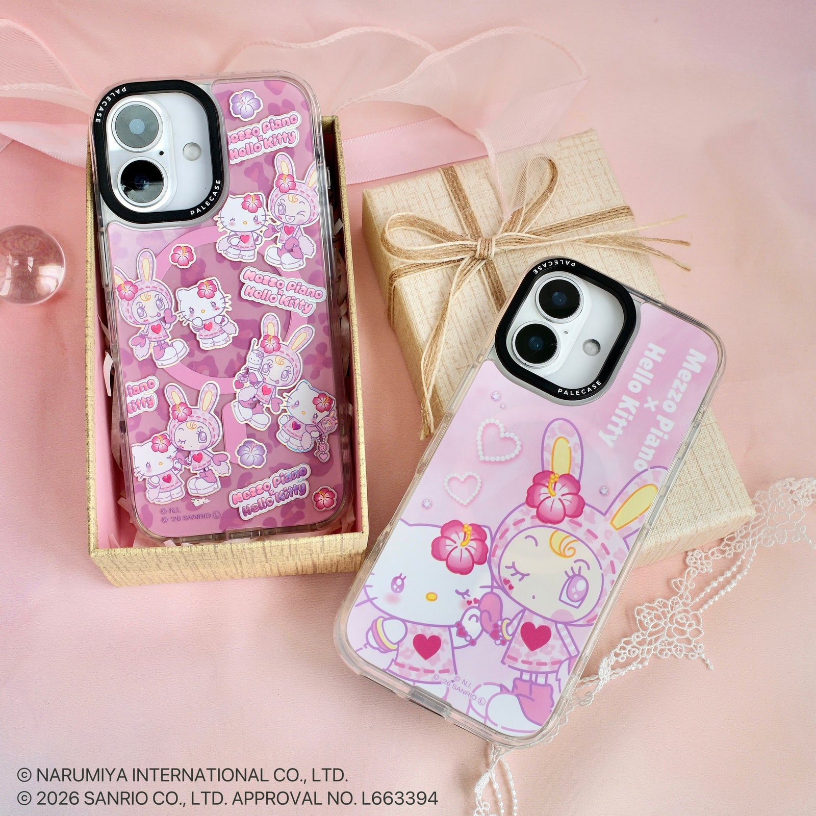 GAACAL×メゾピアノ×ハローキティ 着せ替えスマホケースセット