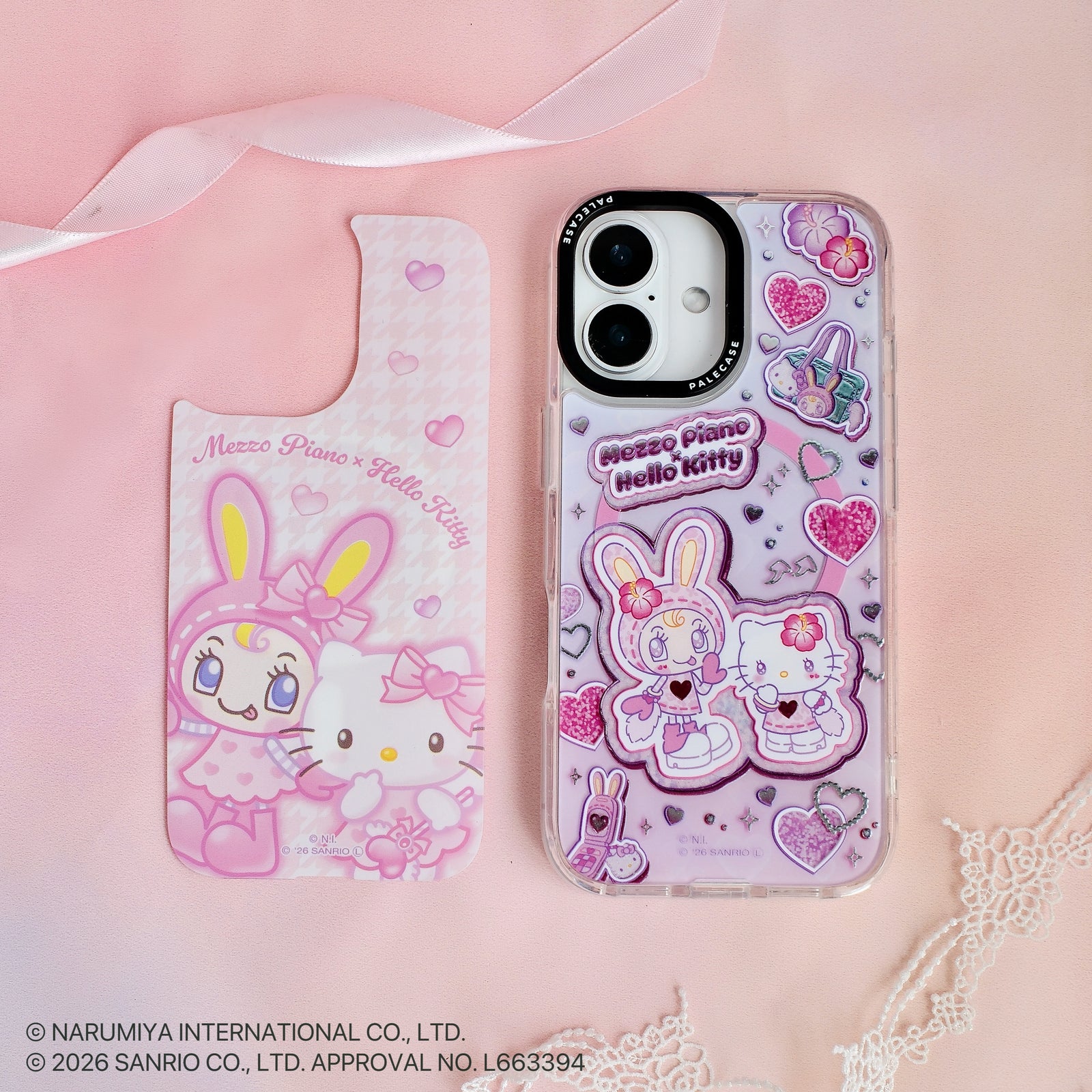 GAACAL×メゾピアノ×ハローキティ 着せ替えスマホケースセット