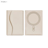 「三つ折りマグセーフカードウォレット」大容量スマート収納 MagSafe