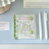 「ダブルボタン・コレクションブック」M5 透明PVCシール帳