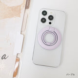 「スマートに使えて、見た目も美しい」両面マグネット式スマホリングスタンド