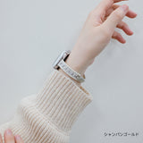 「エレガントな輝き」ジルコニアビーズ Apple Watchバンド