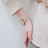 「洗練されたきらめき」ダイヤモンドカット Apple Watchバンド