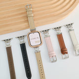 「ハートエレガンス」金属×PUレザー Apple Watchバンド