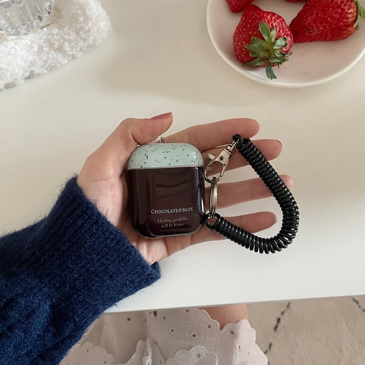 iDEAL OF SWEDEN Airpods ケース ゴールデンスモークマーブル iDEAL OF SWEDEN Airpods ケース ゴールデンスモークマーブル
