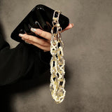 「パールリンク」ショートビーズ スマホチェーン