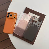 「透け感にひとクセ」大きなカメラウィンドウ シアーカラー iPhoneケース iPhone17 16 15