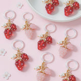 「小さな幸せのめじるし」ハンドメイドかわいいいちごチャーム