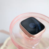 「横から見えない」防覗き見×耐衝撃 PC一体型 強化ガラス フルカバーAppleWatch保護ケース