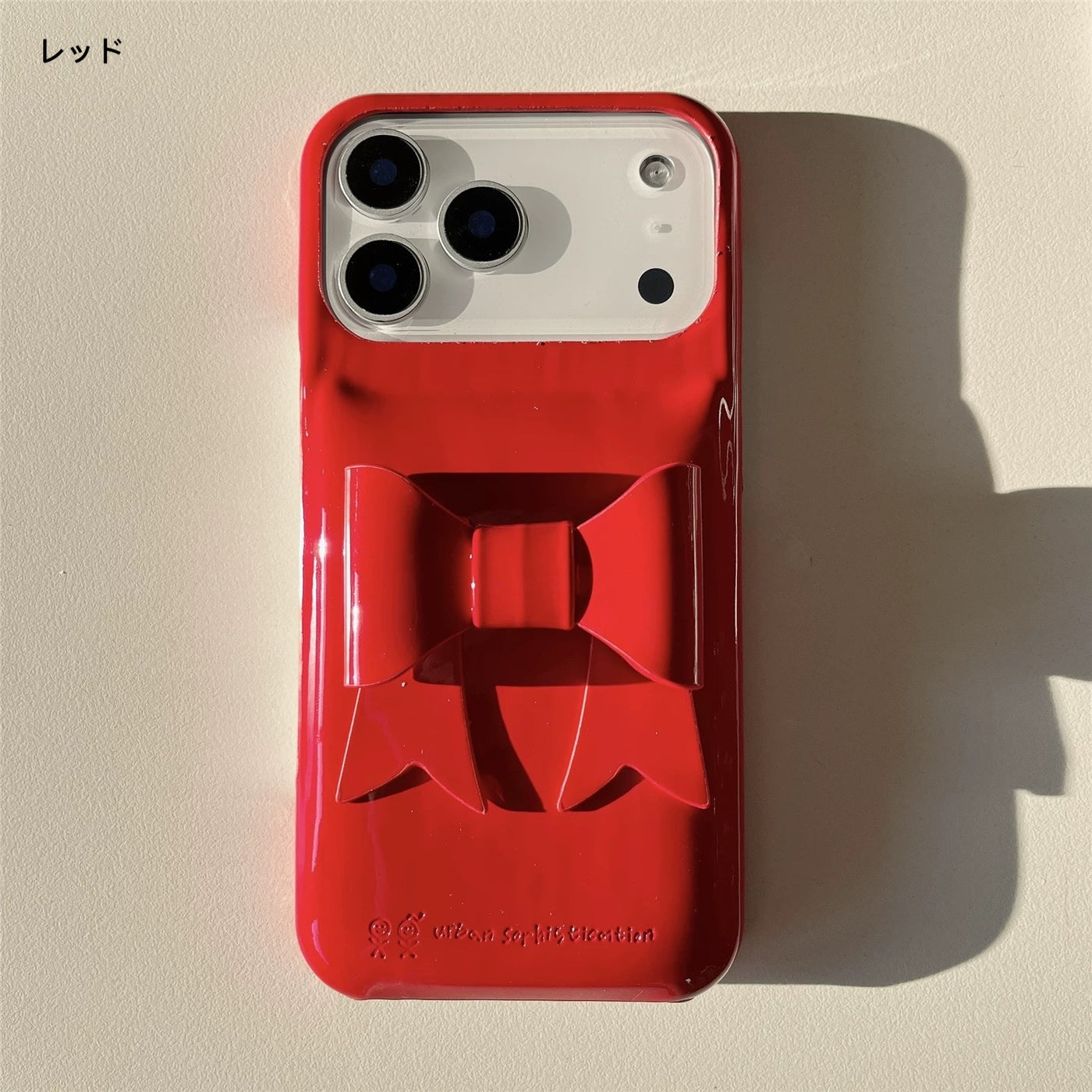 立体リボンが可愛い！落としても安心の半額ハードケース（iPhone対応）