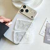 透明キラキラストーンで彩る、上品で可愛い iPhone 17 Pro / Pro Max 専用レンズプロテクター