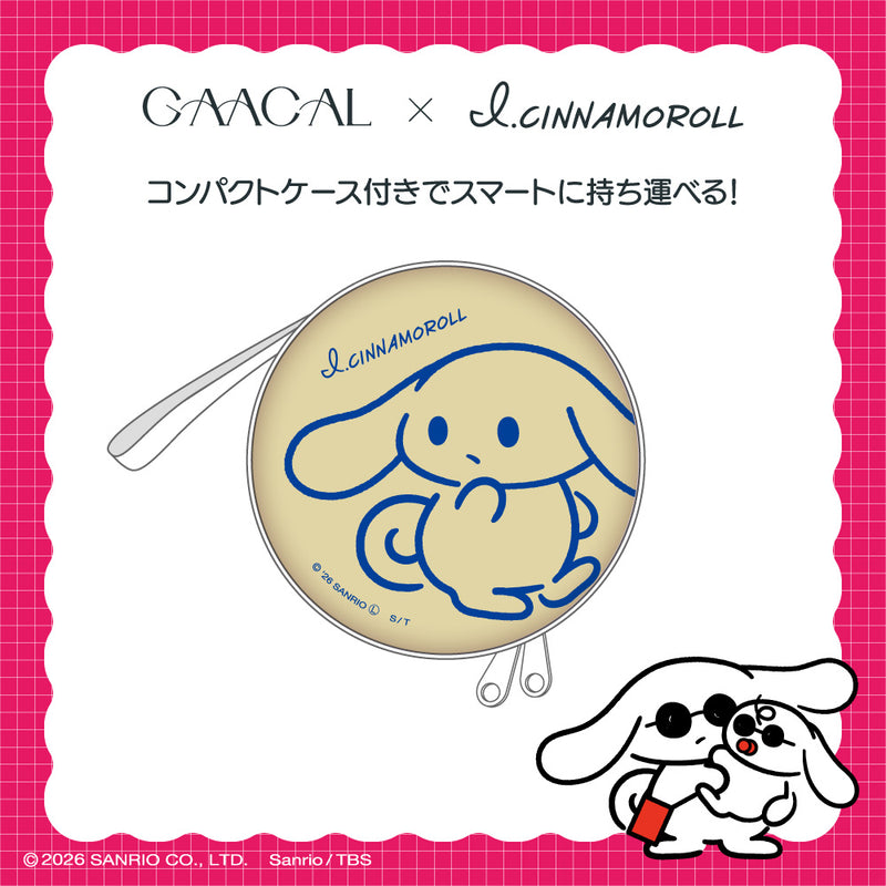 GAACAL×アイシナモロール typeC有線イヤホン（収納ポーチ付き）カナル