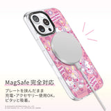GAACAL×メゾピアノ×ハローキティ　着せ替えスマホケースセット【PaleCase(パレケース)専用】MagSafe対応  セットデザインa（パープル＆千鳥格子）