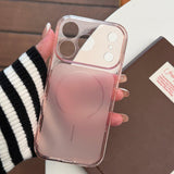 「透け感にひとクセ」大きなカメラウィンドウ シアーカラー iPhoneケース iPhone17 16 15