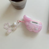 「レーザーウィング」TPU AirPodsケース（ブレスレット付き）