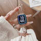 「きらめく華奢感」メタルApple Watchバンド
